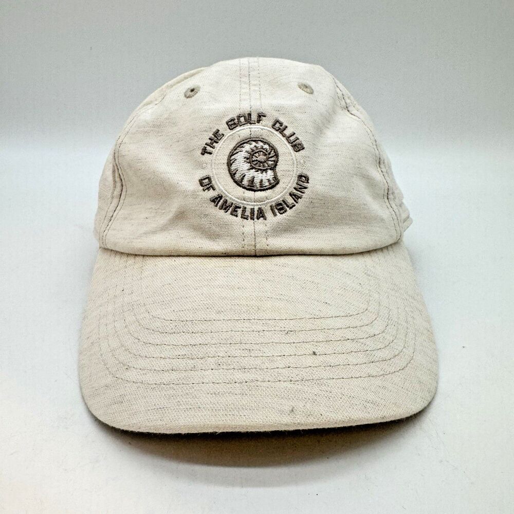 The Golf Club Of Amelia Island Ball Cap Imperial Natural Hemp Cotton Strapback